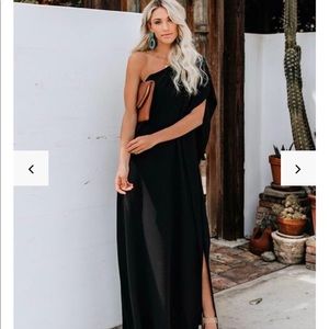 VICI Blown Away One Shoulder Maxi Dress